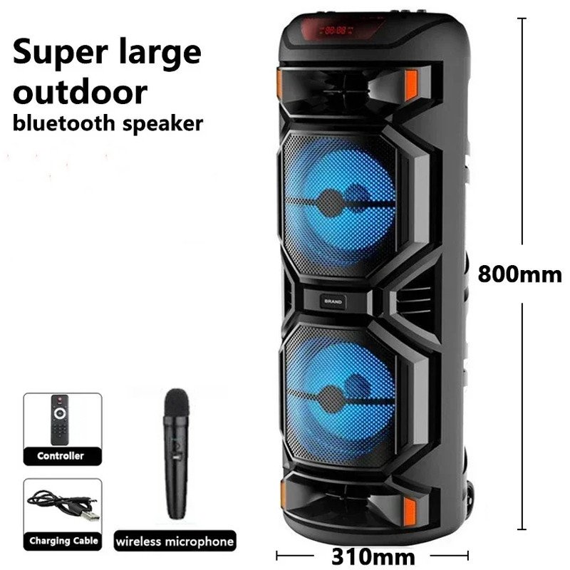 Haut Parleur Bluetooth ZQS 8221 40W Avec Micro Noir