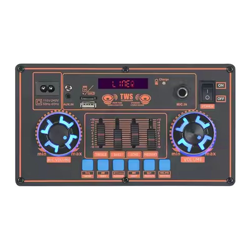 Haut-parleur Portable Chariot B-V8 Bluetooth Avec Microphone - Bleu