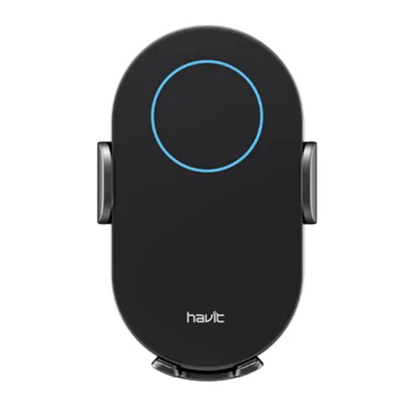 Support Voiture & Chargeur Sans Fil Havit W3018 15W Noir